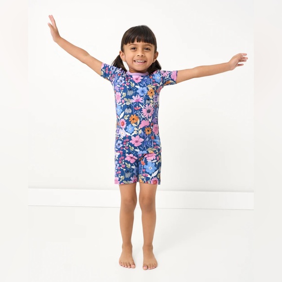 Little Sleepies Dusk Blooms Pajama Set - 3T - Picture 3 of 6